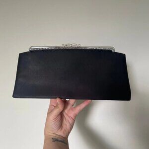 1950s Normandie Mtrl Black Clutch